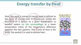 Thermodynamics 1 | C2 - L6 | Energy transfer by heat