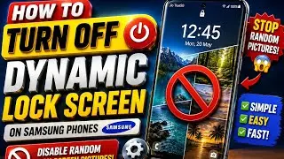 📱 How to Turn Off Dynamic Lock Screen on Samsung Phones 🔒 | Disable Random Lock Screen Pictures ✨
