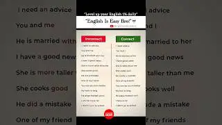 ✨Upgrade Your Daily English✨ || Learn English || English Speaking #english #learnenglish