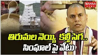 తిరుమల నెయ్యి  కల్తీ సెగ.. సింఘాల్ పై వేటు.. | TTD EO Anil Kumar Singhal transferred | Mahaa News