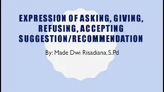 Bahasa Inggris Peminatan XI : expressing suggestion and the responses