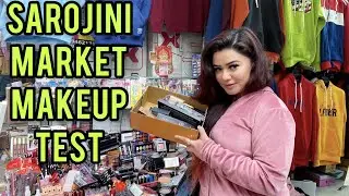 Trying Sasta Makeup from Sarojini Nagar Market | OMG HD Makeup Look |Party Makeover