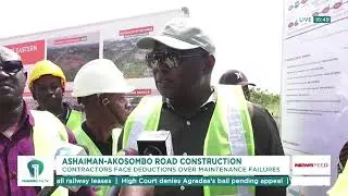 Ashaiman-Akosombo Road Construction: Contractors Face Deductions Over Maintenance Failures