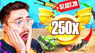 ZOID CONTROLLED MY CSGOROLL BALANCE AND UNBOXED A 250X MAX-WIN!!