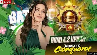 🔥GIRL GAMER BGMI LIVE GAMEPLAY I RP GIVEAWAY I JOIN WITH TEAMCODE🔥 S24ultra 120 fps Smooth gameplay