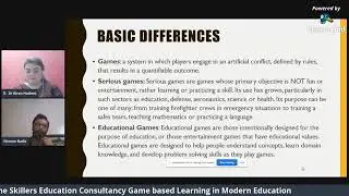 Game based Learning in Modern Education