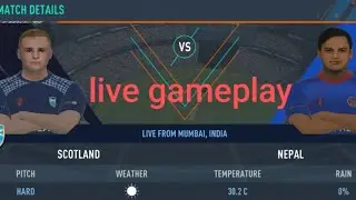 Nepal Vs Scotland 1st T20 match live#rc24#wcc3#cricket