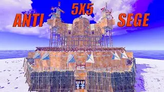The Best 5x5 | Anti-Siege | Mountain Roof | Basement Floor | Inner Peaks | Base Building 2024/2025