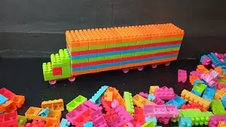 Satisfying DIY Long Car Build | ASMR Building Blocks #buildingblocks