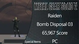 MGS2: Substance | PC | Raiden | Bomb Disposal | Level 03 | Special Items | 65967 Score
