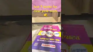 Only 7 books and clear anyPSSB exam 🫵😇 #motivation#psssb#study  #preparation#punjabexams