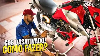 COMO DESLIGAR FREIO CBS EM QUALQUER MOTO | DESTA MANEIRA NINGU&Eacute;M TE ENSINA