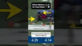 The Flawless Technique behind the NFL 40 Yard Dash Record