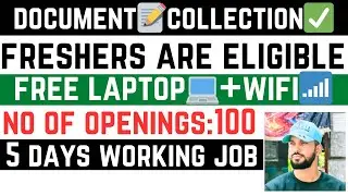 👉 100 Openings! ✅ Easy Document Collection Job | 🆕 Freshers Welcome | 📄 No Experience Needed