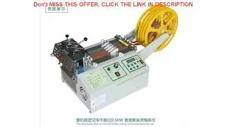 Slide 160T computer hot and cold Cloth belt cutting machine  magic adhesive tape zipper webbing mac