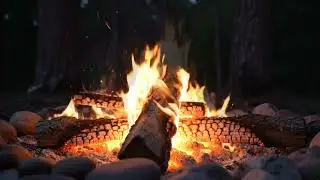 Peaceful Outdoor Fire for Meditation
