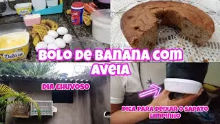 FIZ 2 BOLOS DIFERENTES USANDO BANANAS/ COMO FAÇO PRA DEIXAR OS SAPATOS BRANQUINHO#receitas#dicas