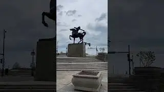 Historic Chicago Statues - The Bowman and The Spearman
