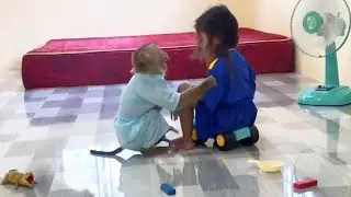 Little Jason Lovely Attitude Invite Satya Play To Get Lollipop Reward