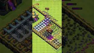 Every Levels Walls Vs Log Launcher | Clash of Clans #shorts #coc #short