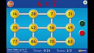 Hit the Button times tables 1-12 #HarrisonL044doestimestables