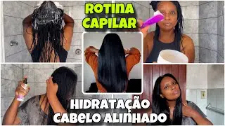 💜 Rotina Capilar HIDRATAÇÃO PROFUNDA e cabelos alinhados MUITO MAIS LISO Myphios