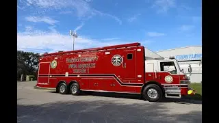 Pasco County Fire Rescue's Decon Unit. Process for on-site decon.