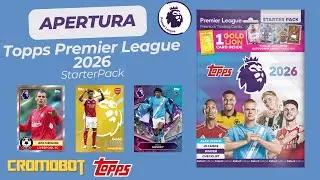 Topps Premier League 2026 &ndash; Starter Pack | &iexcl;Incluye carta Gold Lion!