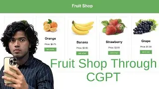 Simple | E-Commerce Website | Through CHAT GPT
