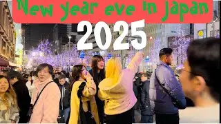 New year eve in japan-2025- #osaka #dotonbori | what a crowd