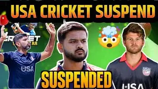ICC HAS BEEN SUSPENDED THE MEMBERSHIP STATUS OF USA CRICKET TEAM