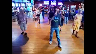 Cherry on top line dance - full lesson at 108 Sports Lounge Riverbank, CA