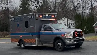 Enfield EMS Medic 4 responding with Dual Wail
