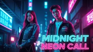 Midnight Neon Call | K-Pop EDM Vocal | Neon Future Pop Night Vibes