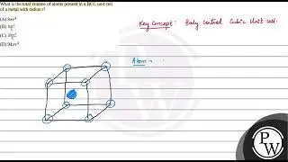 What is the total volume of atoms present in a BCC unit cell of a metal with radius r?....