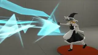[SFM/Touhou] Marisa Kirisame Master Spark test