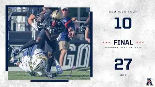 UCF 23, Georgia Tech 10 (Sept. 24, 2022)