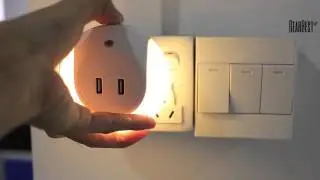 Dual USB LED Night Light  - Gearbest.com