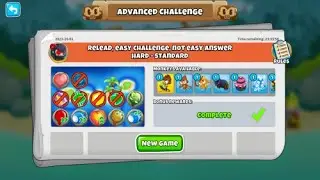 BTD 6 Advanced Challenge - Relead, Easy Challenge, Not Easy Answer (October 1st 2021)