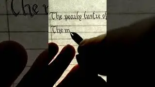 Handwriting E. A. Poe&rsquo;s &ldquo;To Helen&rdquo; Part 11