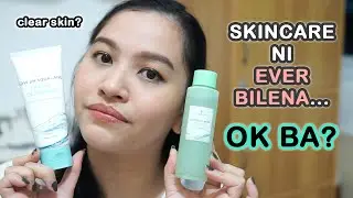 EVER BILENA MAY SKINCARE NA DIN? HONEST REVIEW Low pH Squalane Facial Cleanser & Glycolic Toner