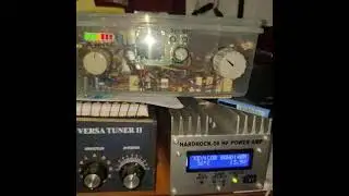 OzQrp 2band transceiver_ QSO with Vu3Zhd, 9n1ca using PA Hardrock50 (30.04.21)