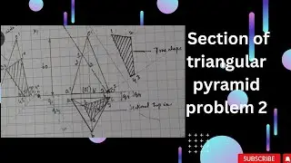Section of triangular pyramid problem 2