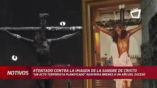Catedral de Managua conmemora el 1er año del atentado a la imagen de la Sangre de Cristo