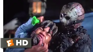 Friday the 13th VII: The New Blood (1988) - Party Horn Kill Scene (4/10) | Movieclips