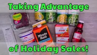 Seasonal Food Hauls — Taking advantage of holiday sales and clearance items! (And winter is here!)