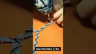 how to make ribbon embroidery work with sewing machine 😔 tutorial for beginners 🤠 embroidery mentor