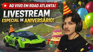 ESPECIAL DE ANIVERSÁRIO NO CAMPEONATO EM ROAD ATLANTA! PORSCHE CUP 992.2 CUP IRACING