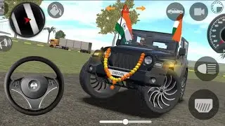Modified Mahendra Thar Car Game | ( Gadi Wala Game ) Indian Cars Simulator Game 