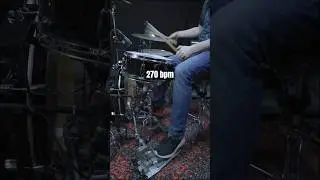 270 bpm Extreme Metal Drumming